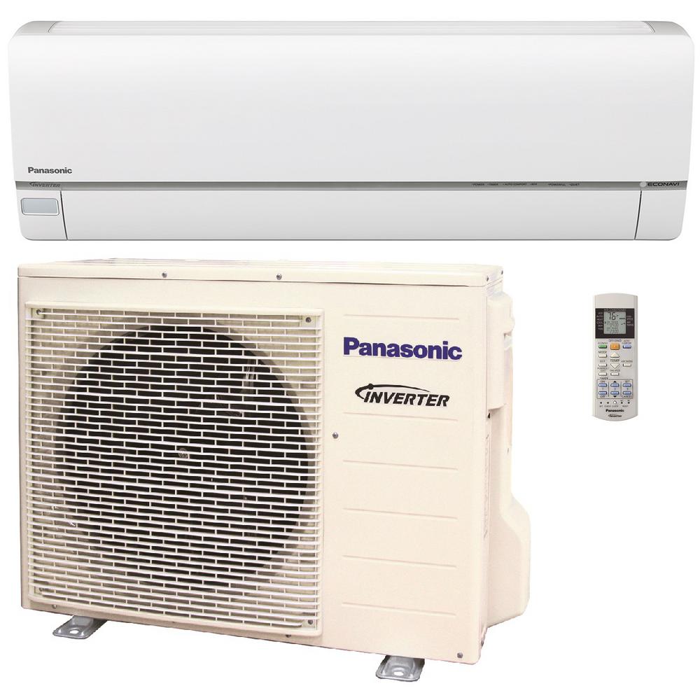 Panasonic 9,000 BTU 3/4 Ton Exterios XE High SEER Ductless Mini Split ...