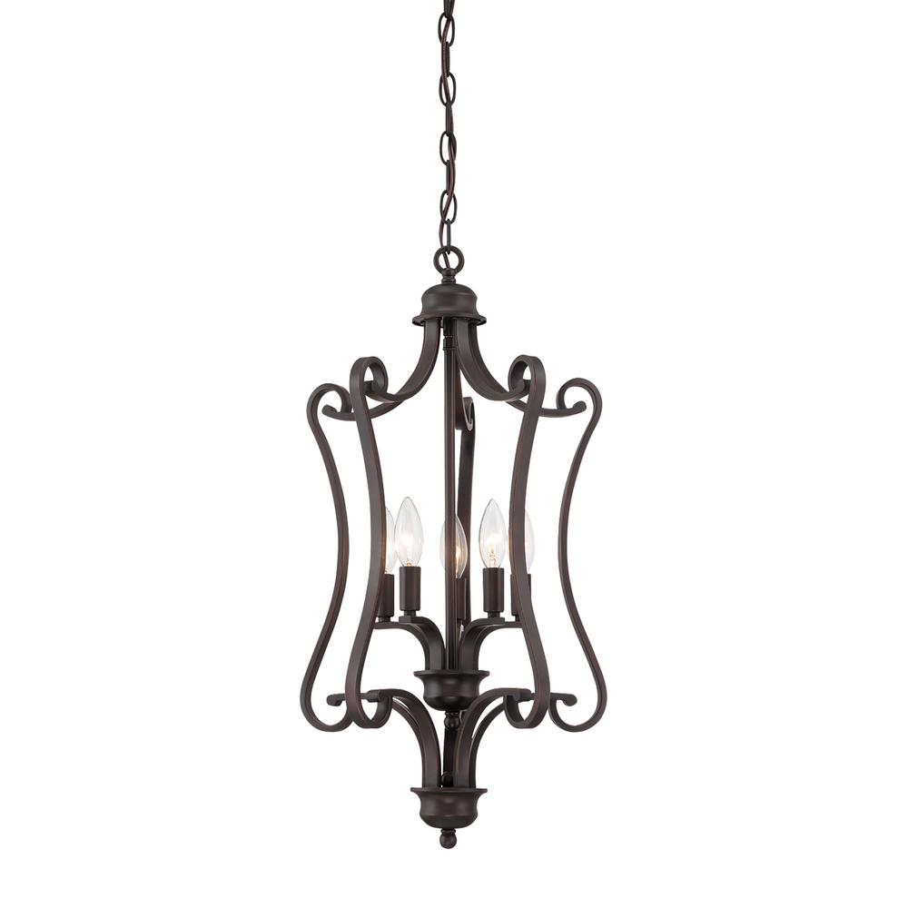 Thomas Lighting Haven 5 Light Espresso Pendant