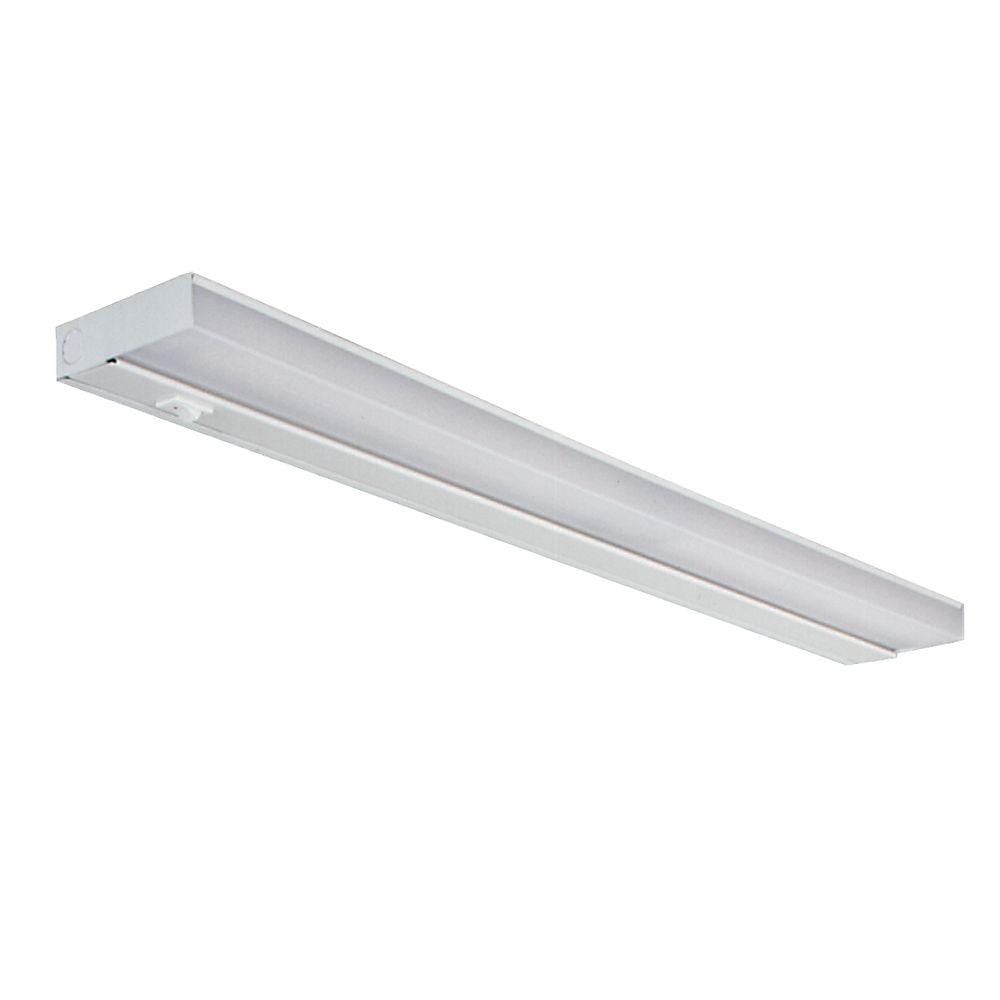 Fluorescent Under Cabinet Lights Lighting The Home Depot 24 In White Fluorescent Under Cabinet Light Fixture
