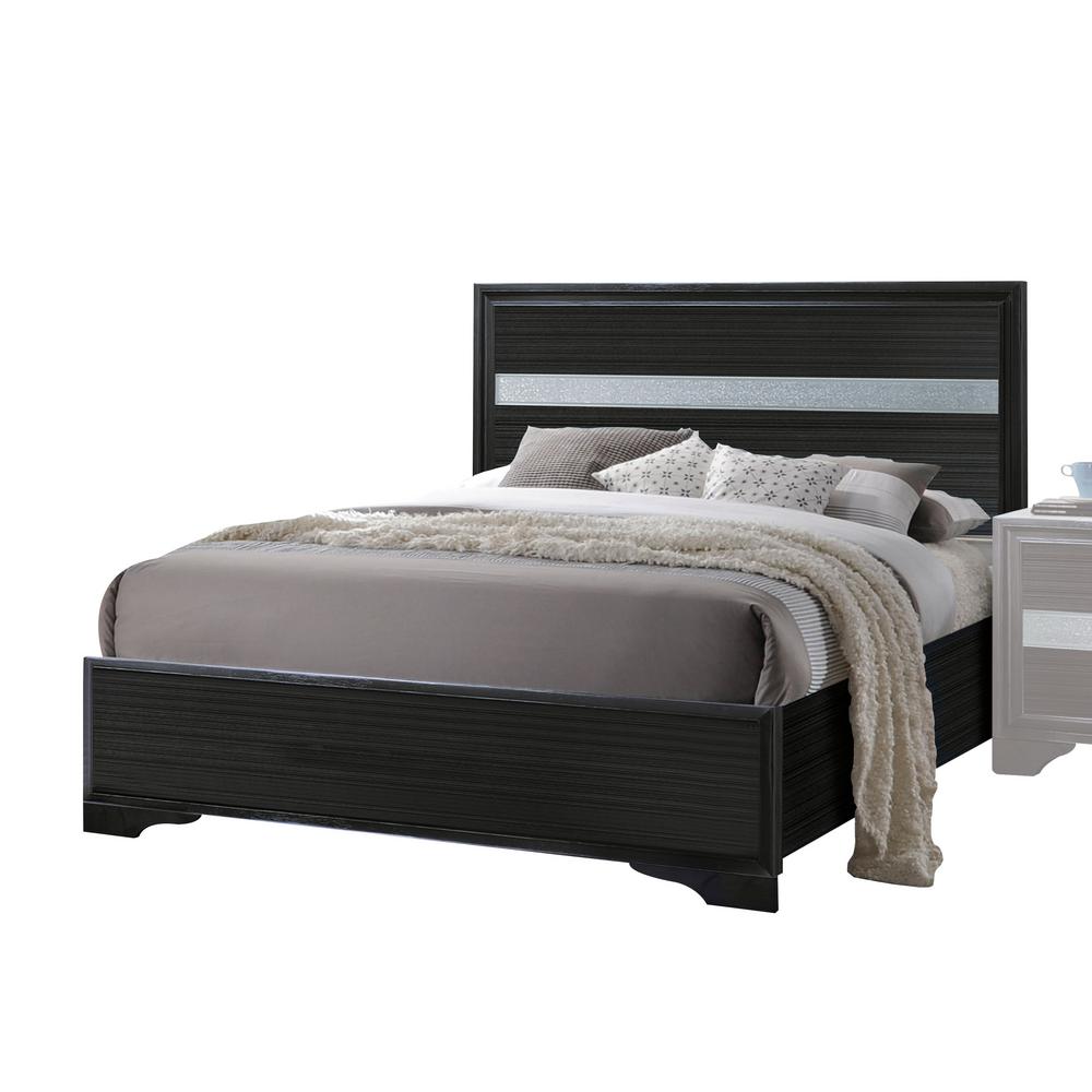 Acme Furniture Naima Black Twin Bed 25910t The Home Depot