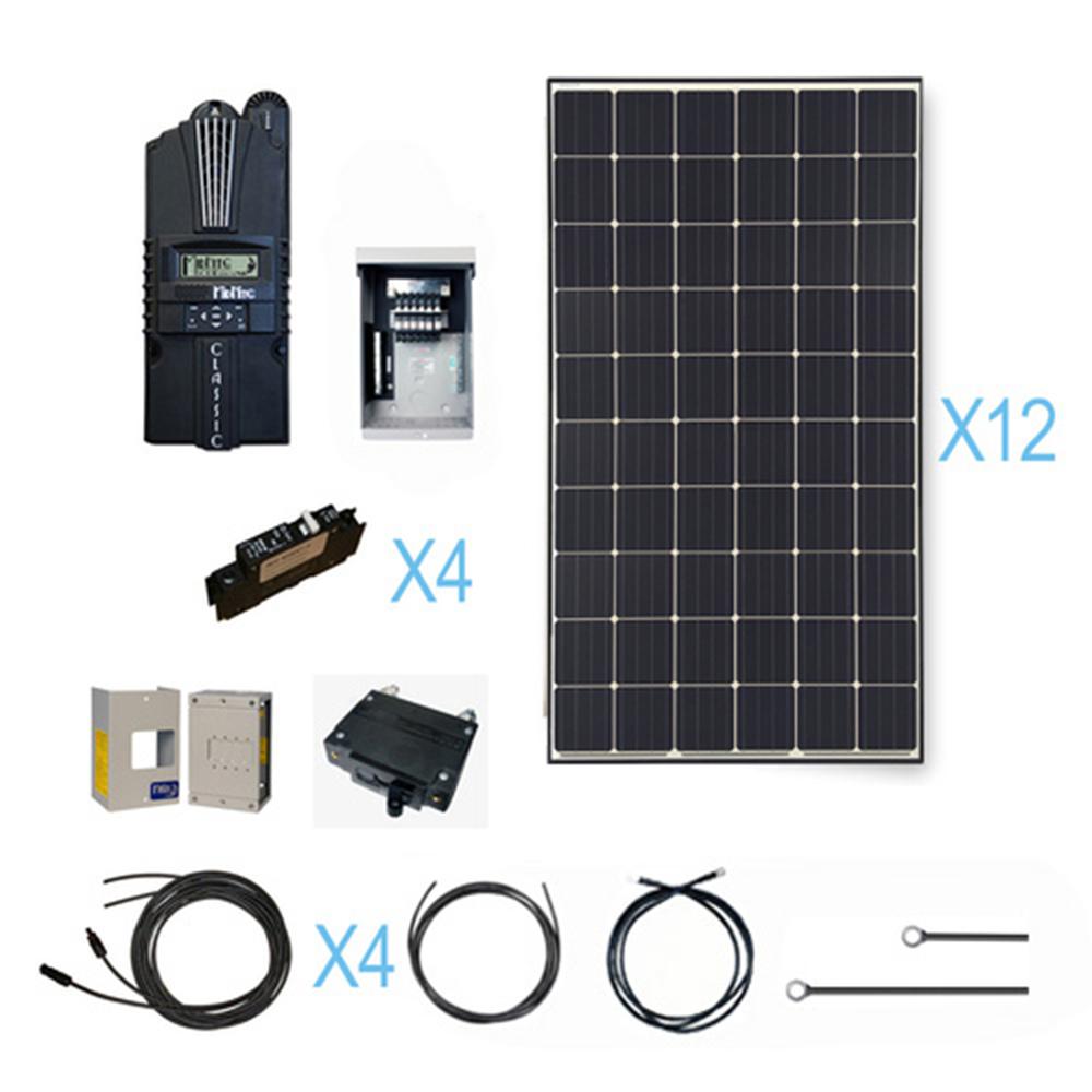 Shed Solar Panel Kits Renewable Energy The Home Depot