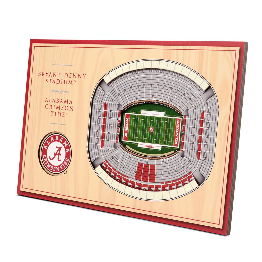 Youthefan Ncaa Alabama Crimson Tide 3d Stadiumviews Desktop