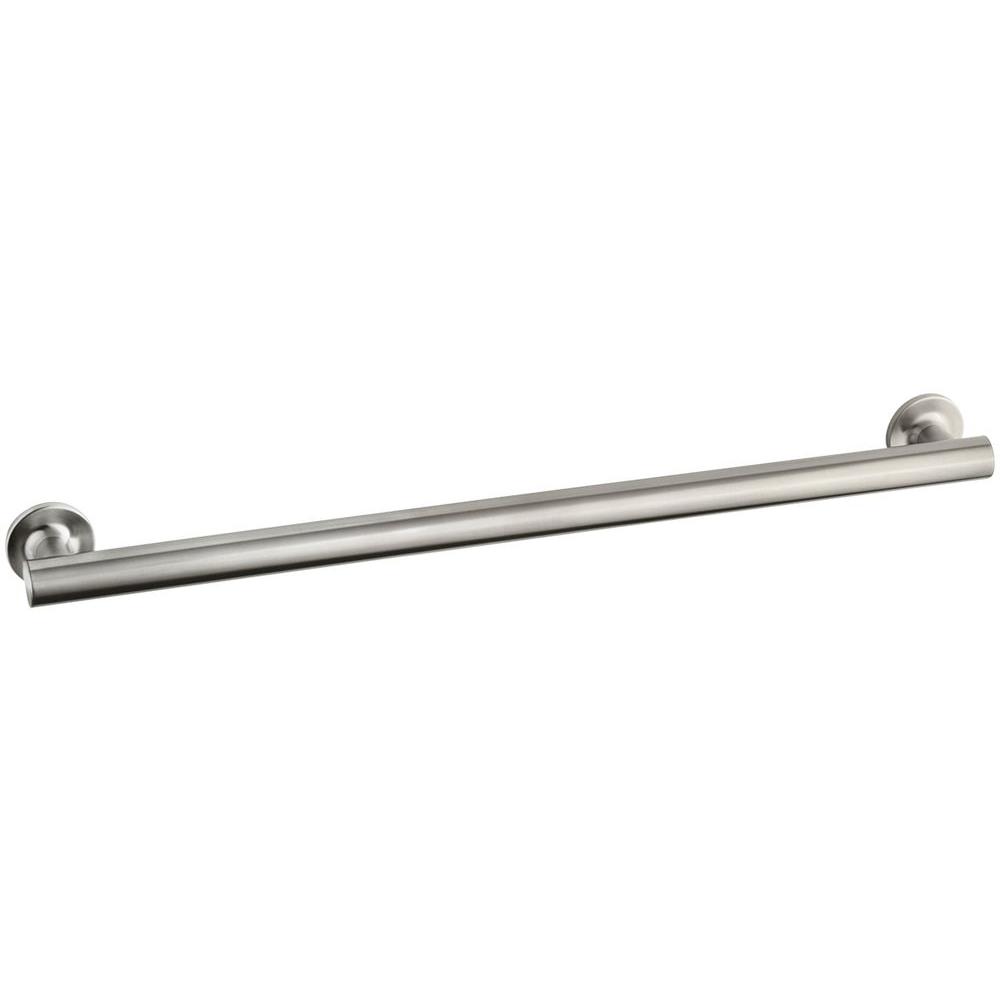 KOHLER Purist 24 in. x 24/9 in. Grab Bar in Vibrant Brushed NickelK
