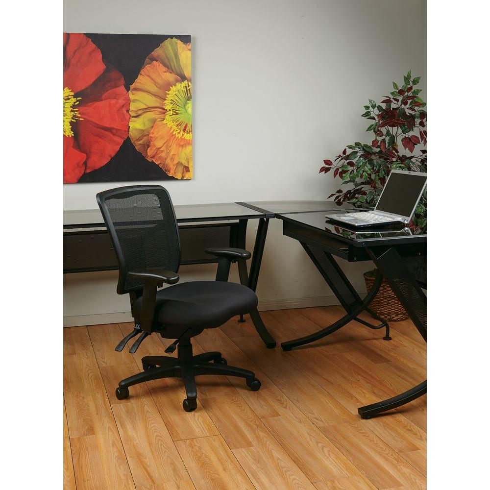 Pro-Line II Black ProGrid Mid Back Manager Office Chair-92343-30 - The