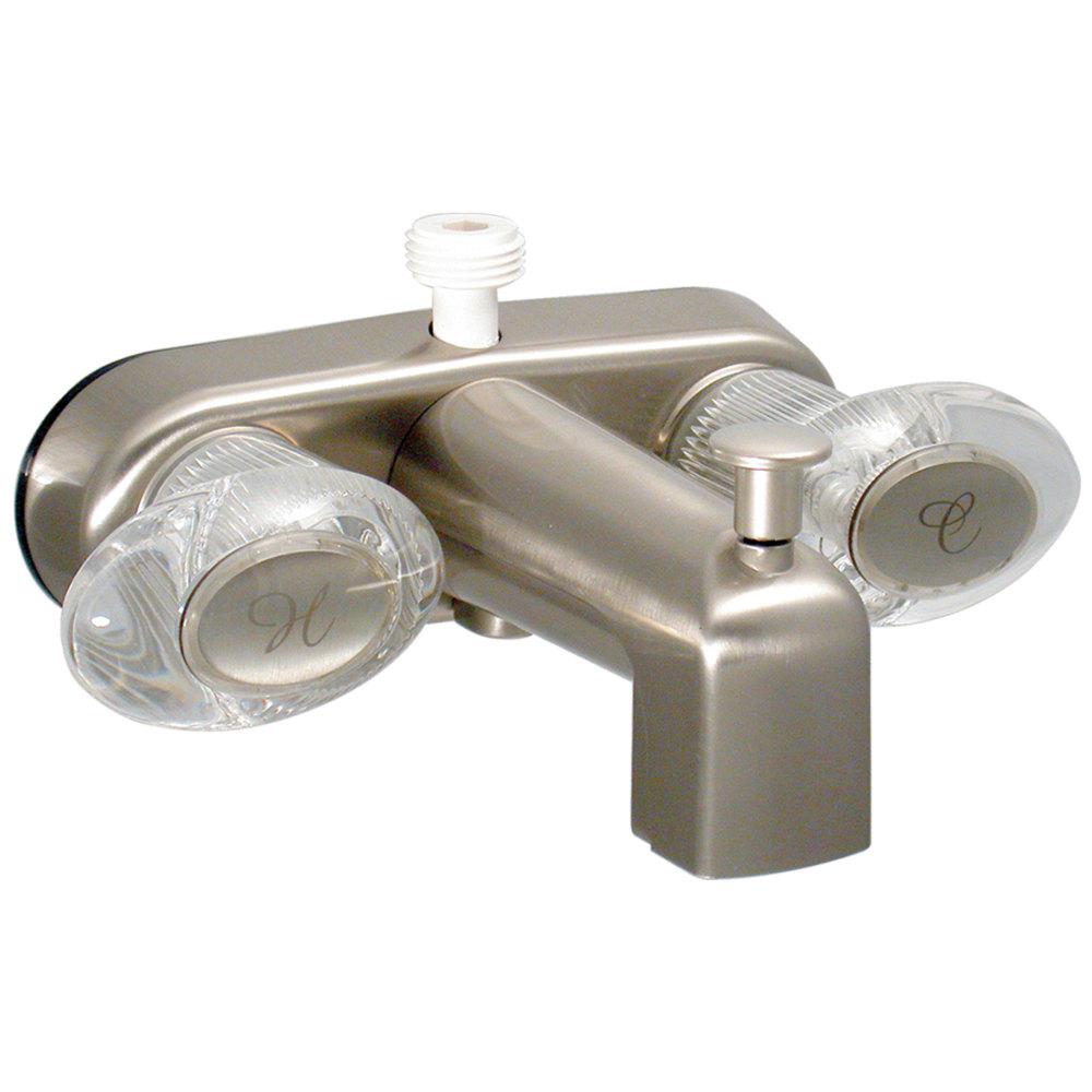 Valterra Catalina 2 Handle 4 In Tub Shower Faucet Brushed Nickel