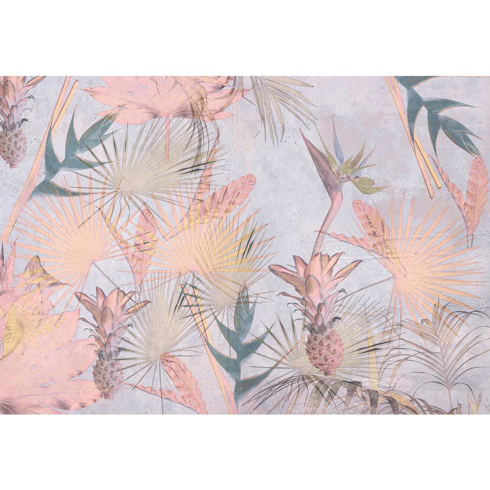 Tropical Leaves Wall Mural Self Adhesive Fabric Wallpaper