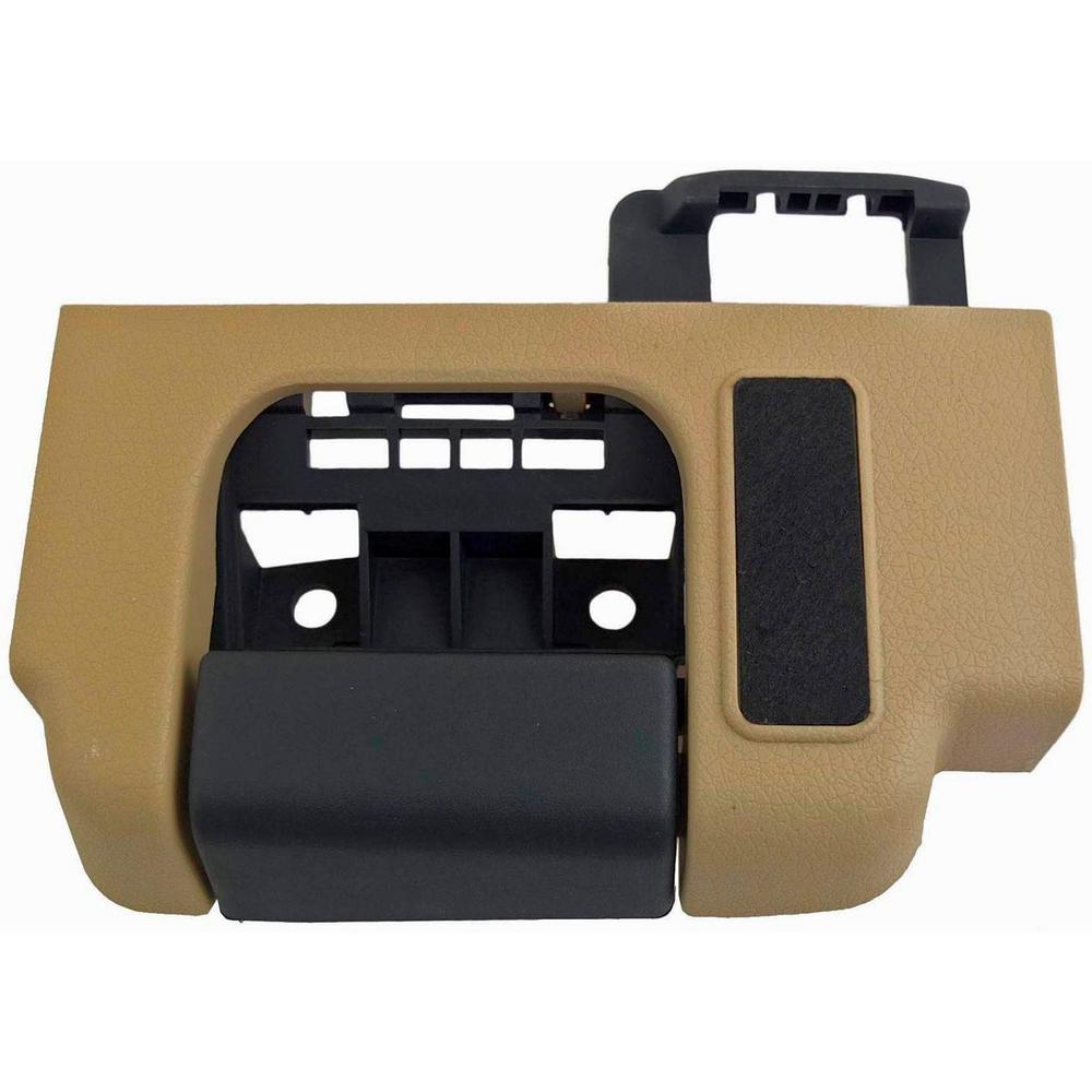 HELP Interior Door Handle Rear Right Black Lever Beige Housing Adobe