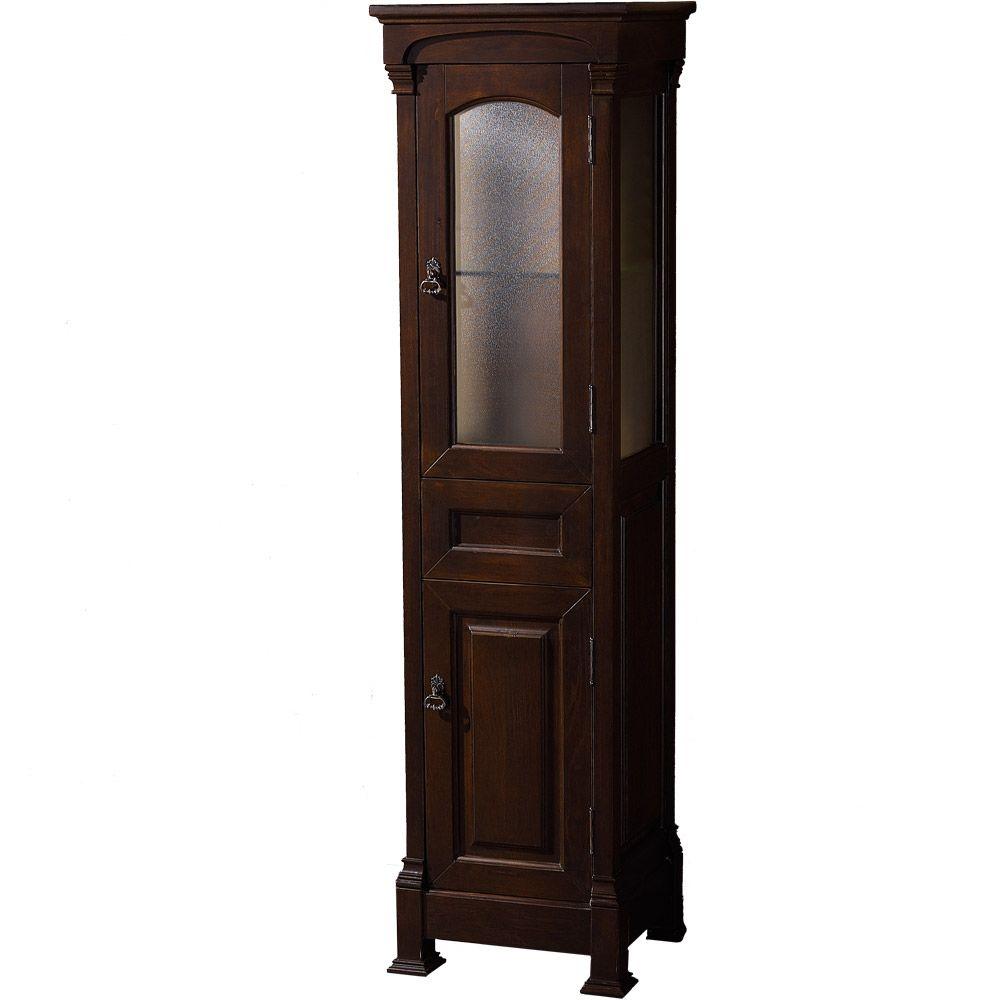 Dark Cherry Bathroom Cabinets Storage Bath The Home Depot D Bathroom