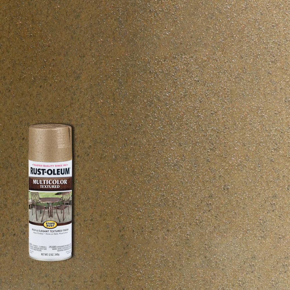 Rust-Oleum Stops Rust 12 Oz. MultiColor Textured Radiant Brass ...