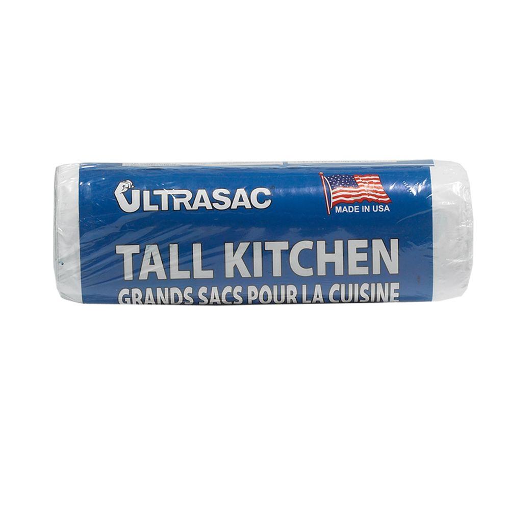 clear tall kitchen garbage bags