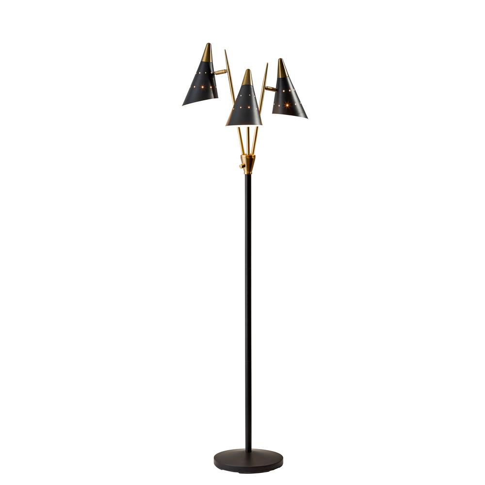 Adesso Nadine 66 In 3 Arm Floor Lamp