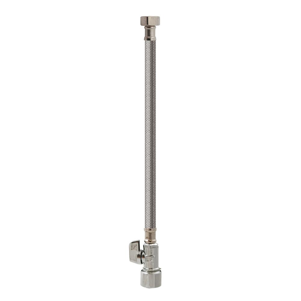 5 8 In X 20 In Quick Lock Stainless Steel Faucet Supply Line