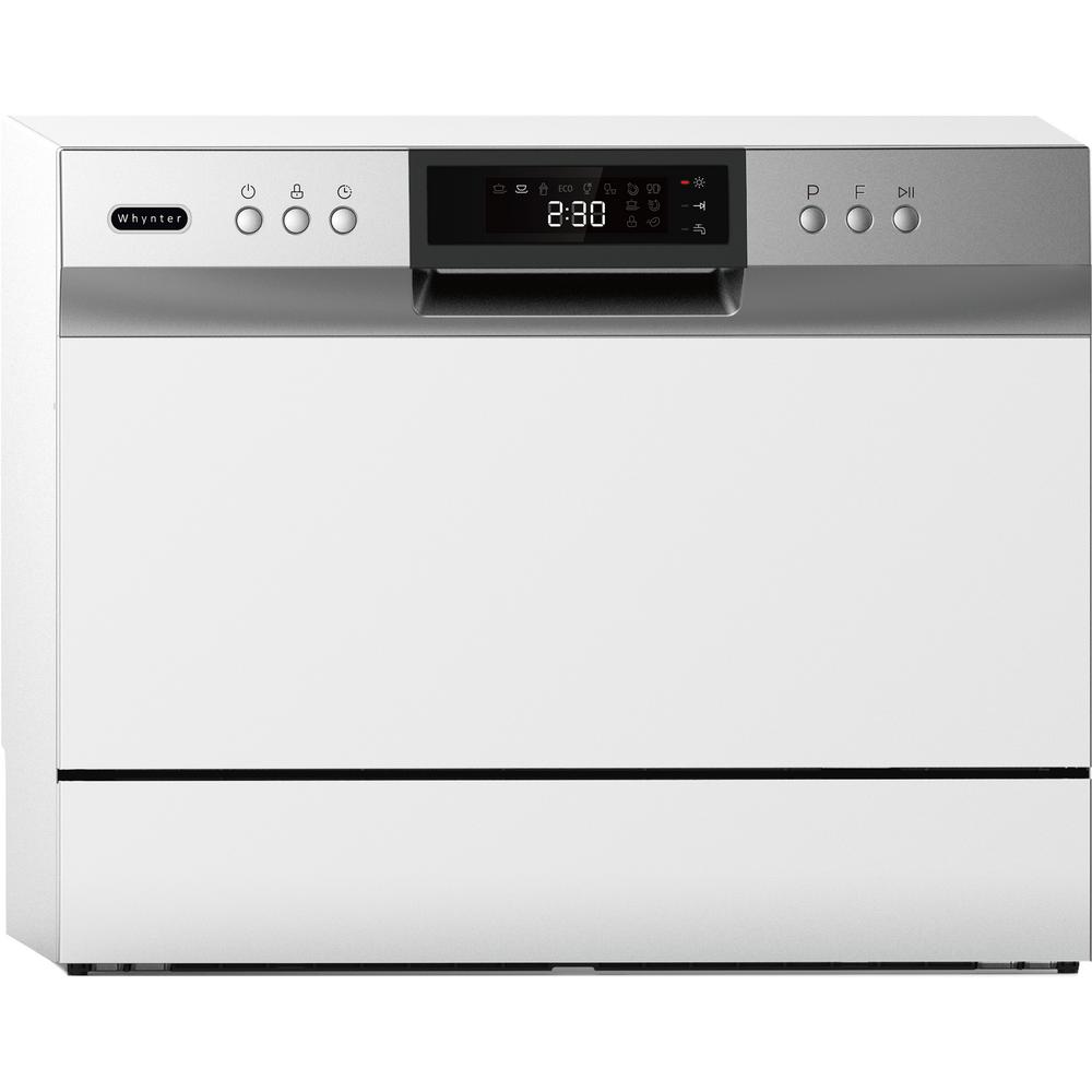 Whynter Energy Star Countertop Portable Dishwasher 6 Place Setting Energy Star Countertop Portable Dishwasher 6 Place Setting Led White