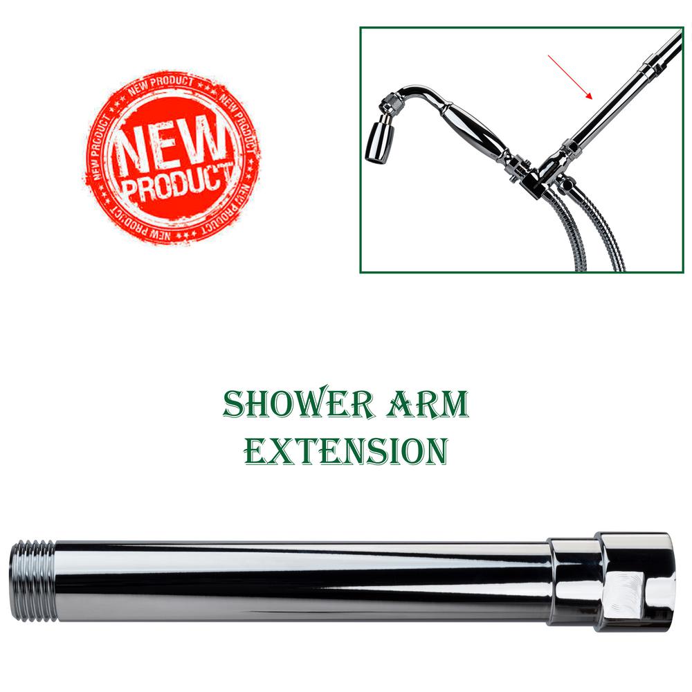 For Hotel Home Shower Head Extender, Shower Extension Arm