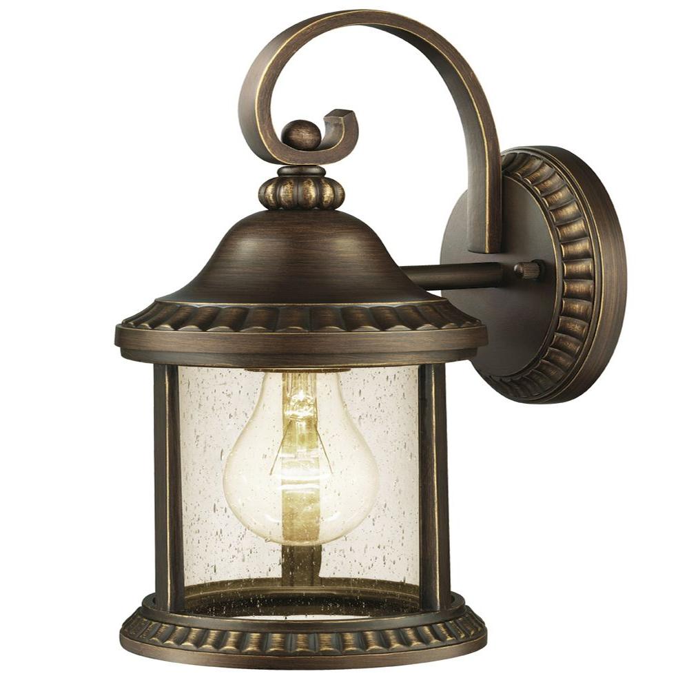 Hampton Bay Cambridge Collection 1Light Essex Bronze Outdoor Medium