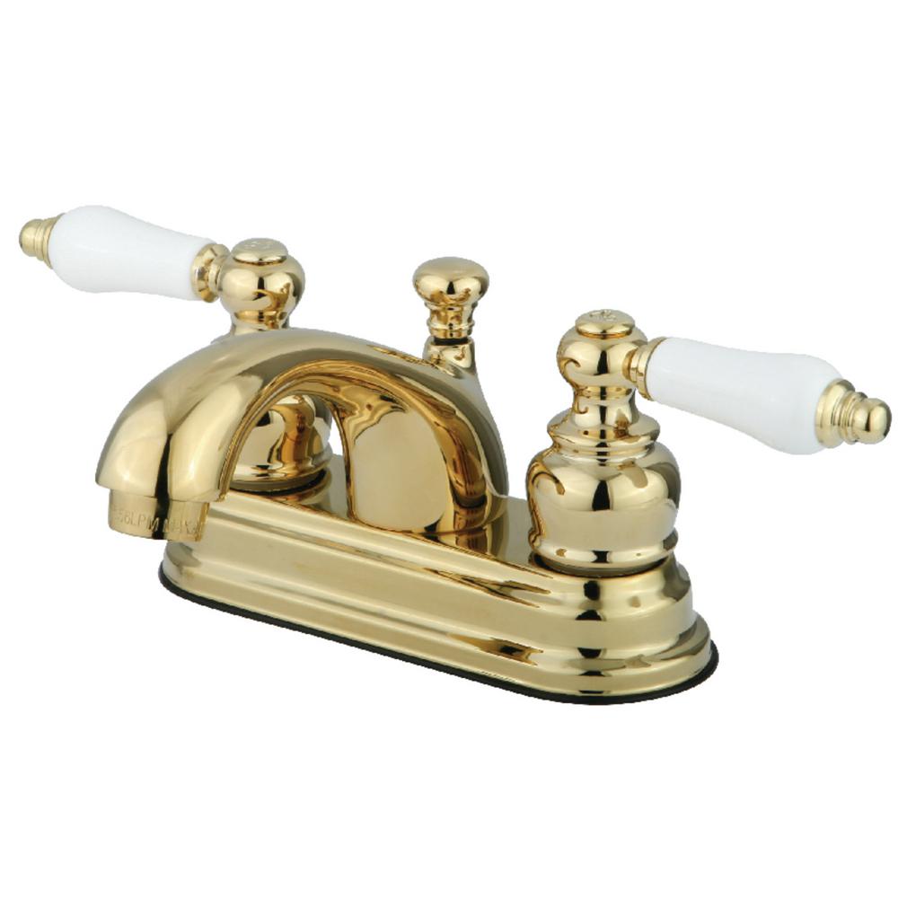 Kingston Brass Magellan 4 in. Centerset 2-Handle Bathroom ...