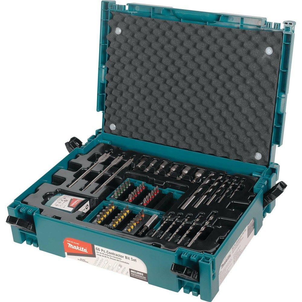 De Walt Steel Drill  Driver Bit Set W Right Angle Adapter and Tough System Case