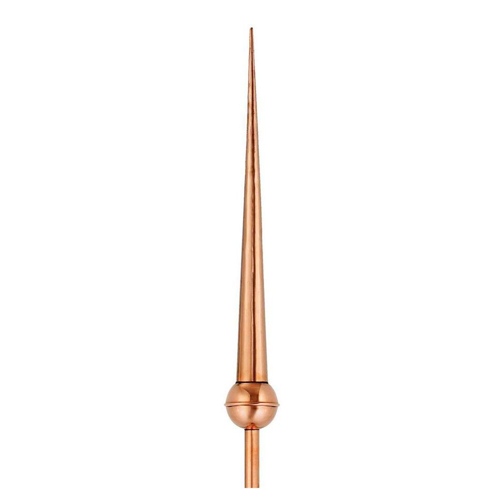 Good Directions 39 in. Gawain Copper Finial708 The Home Depot