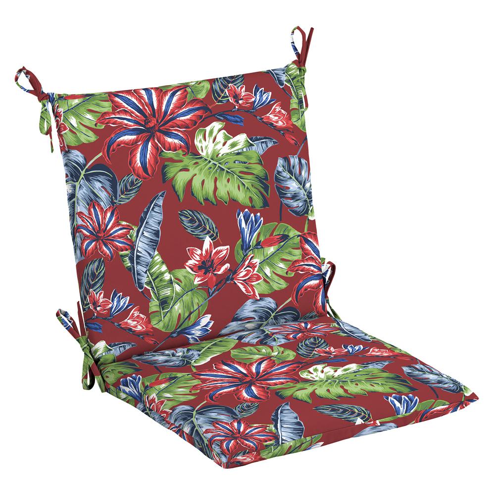 hampton bay mid back dining chair cushion