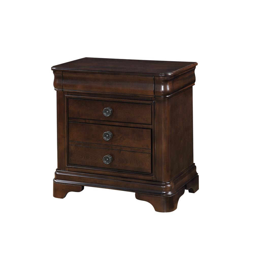 Cherry Nightstands Bedroom Furniture The Home Depot