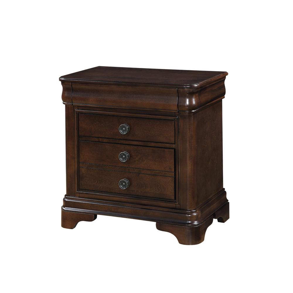 Picket House Furnishings Conley Cherry 2 Drawer Nightstand Cm750nso The Home Depot
