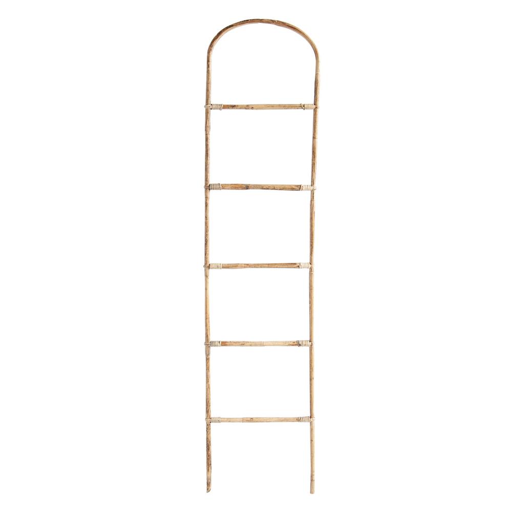 3r Studios Brown Decorative Bamboo Ladder Df2189 The Home Depot