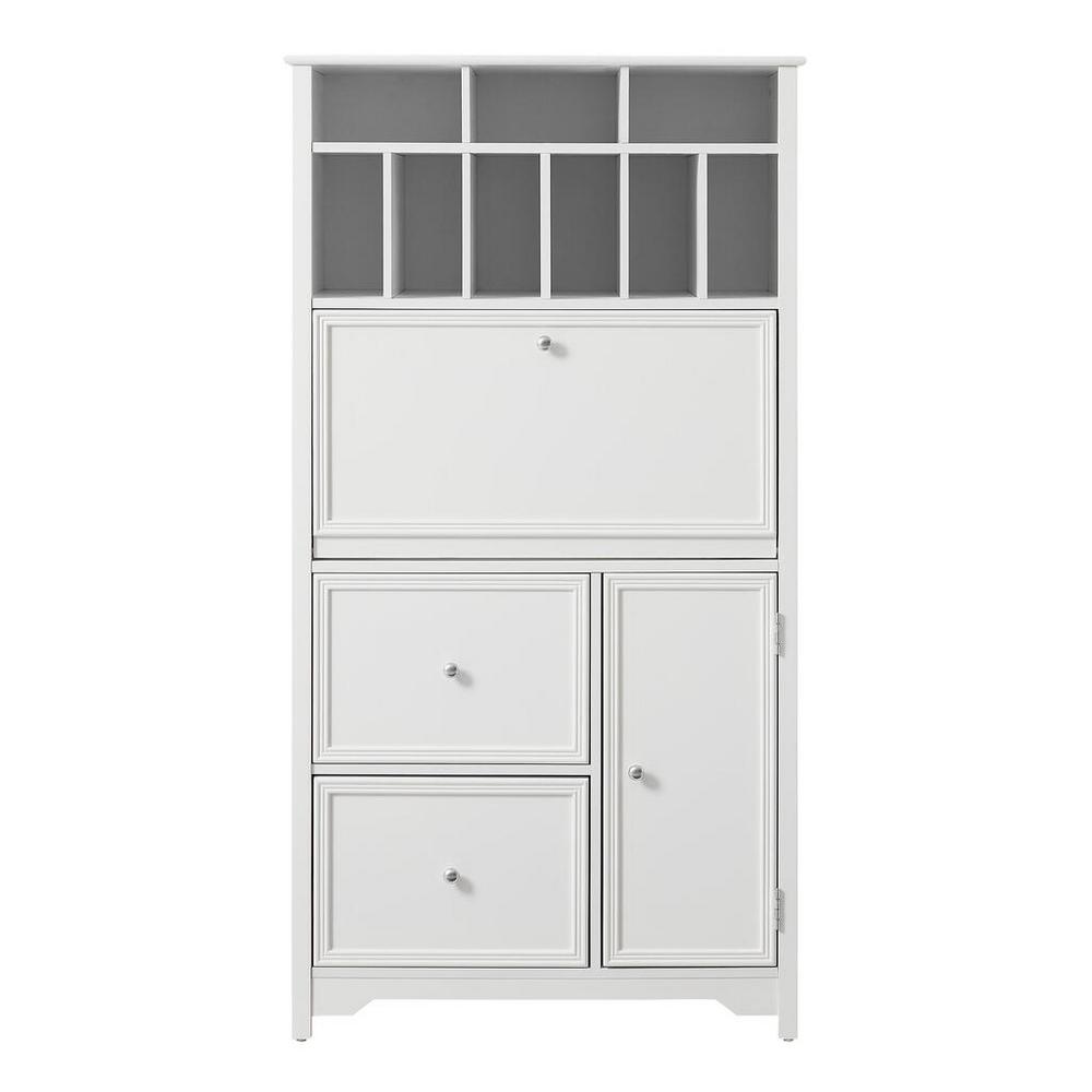 Home Decorators Collection Bradstone White Secretary Desk only $251.30