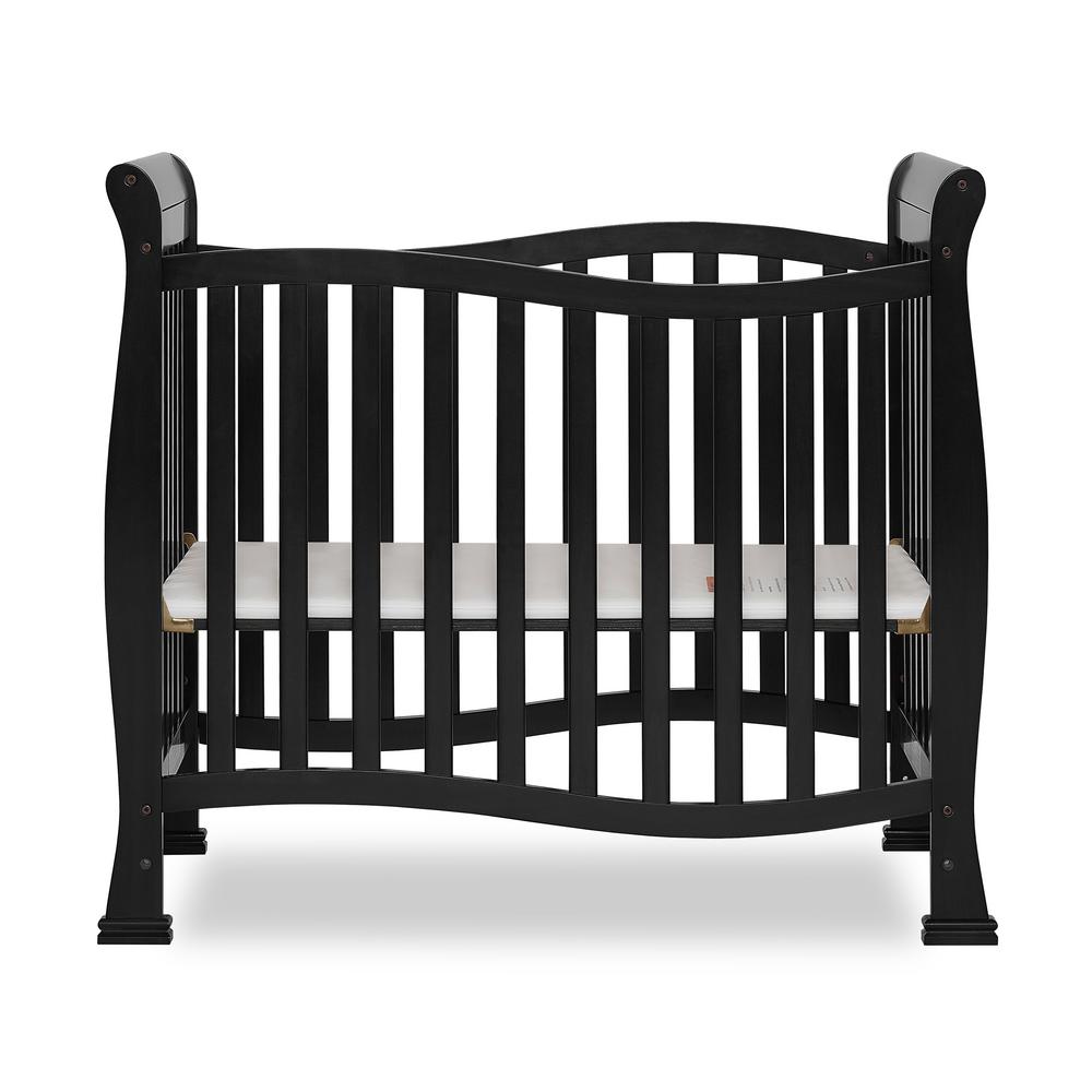 dream on me kaylin 5 in 1 convertible crib black