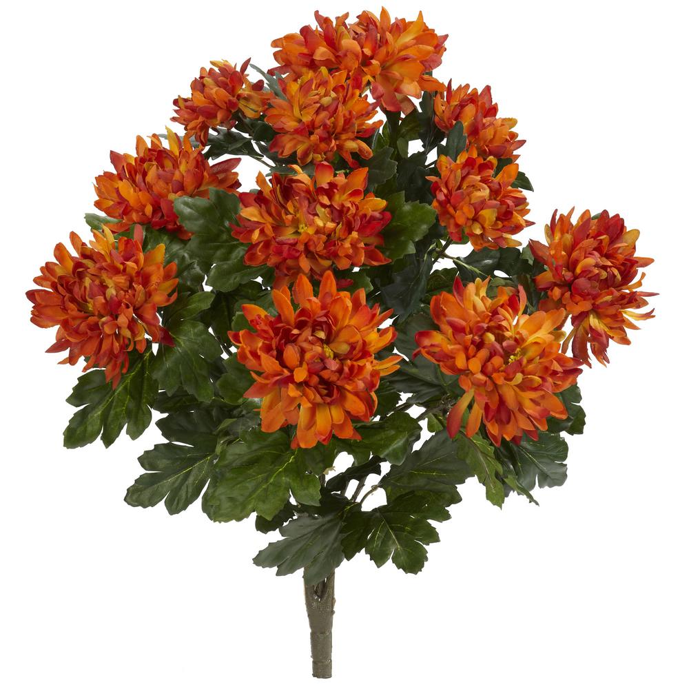 Nearly Natural Indoor 22 In Spider Mum Artificial Plant 2 Set Nearly Natural Indoor 22 In Spider Mum Artificial Plant 2 Set