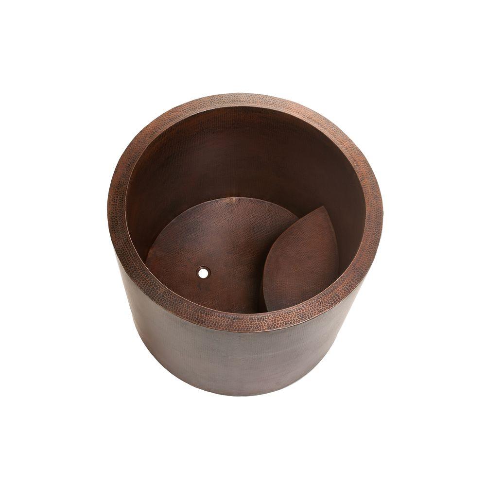 Premier Copper Products 3.75 ft. Hammered Copper Japanese Style Soaker... by Premier Copper Products