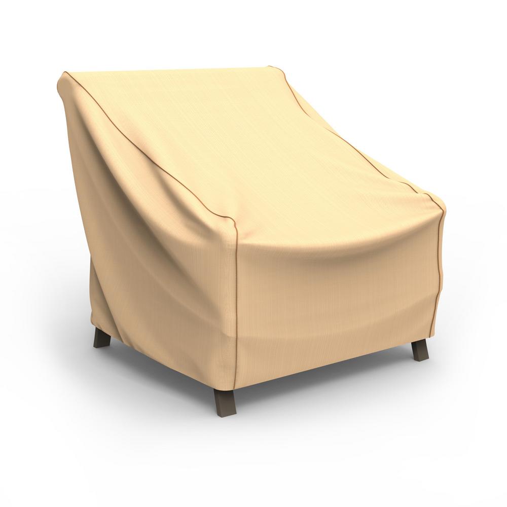 Budge Rust Oleum Neverwet X Large Tan Outdoor Patio Chair Cover