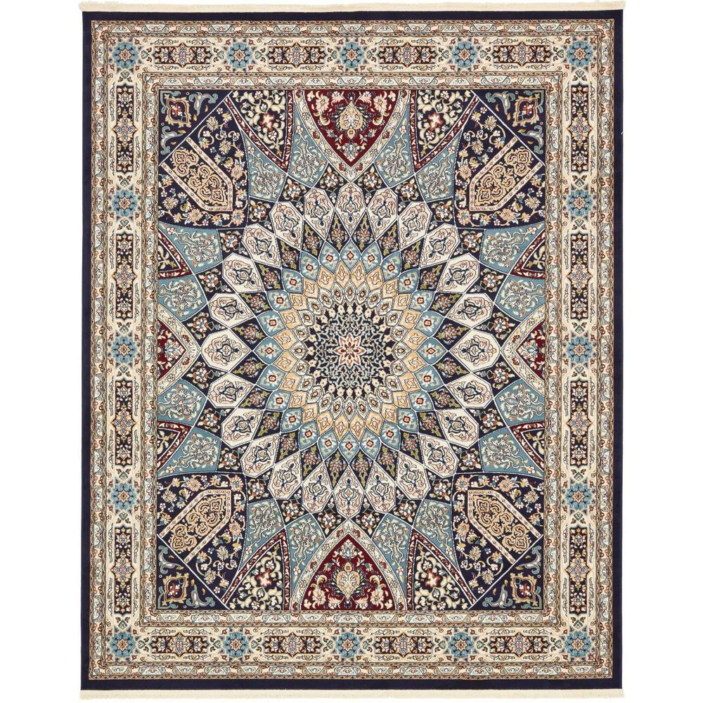 Unique Loom Del Mar Blue 8' x 10' Rug3133398 The Home Depot
