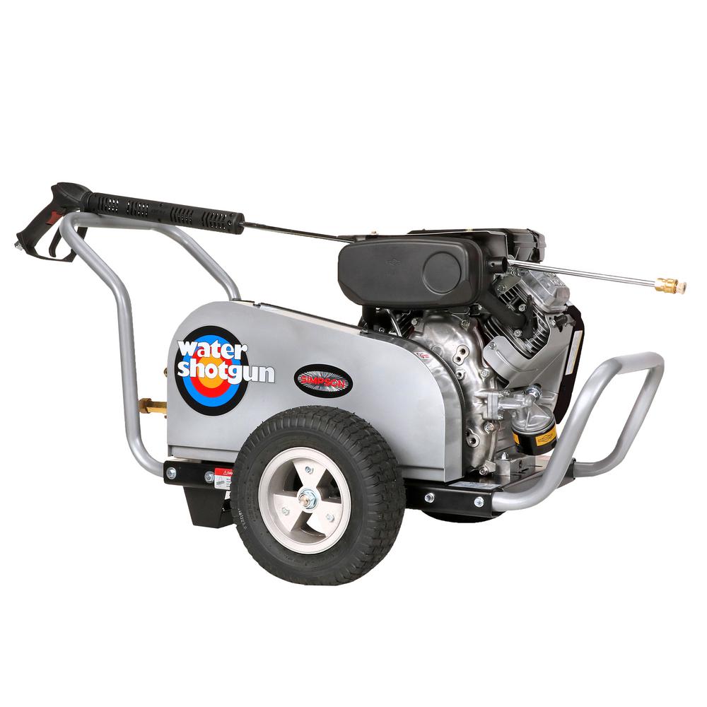 Simpson Water Shotgun WS4050V 4000 PSI at 5.0 GPM VANGUARD V-Twin Belt Drive Cold Water Pressure Washer