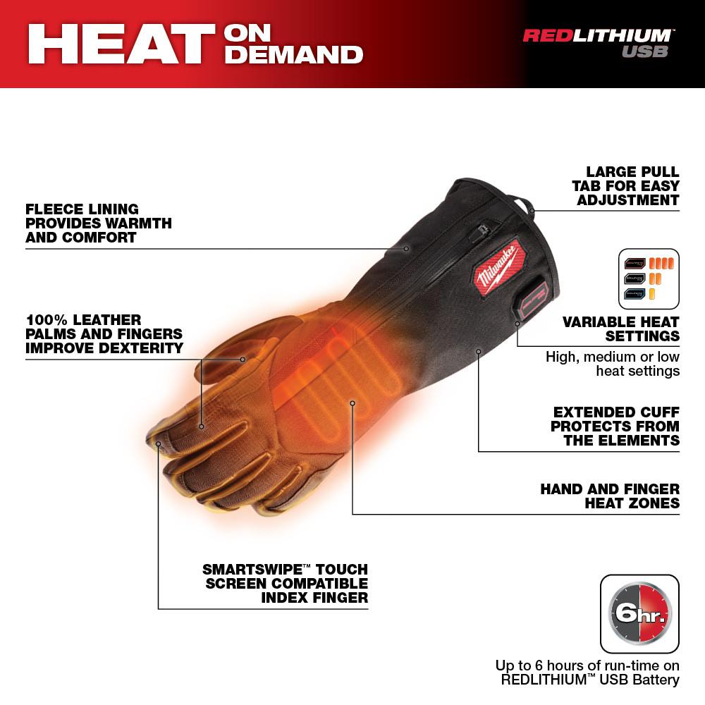 milwaukee heated gloves