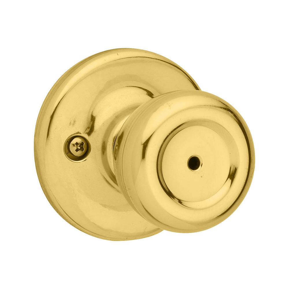 Kwikset Brass Mobile Home Polished Bed Bath Door Knob 300m 3 Cp 7