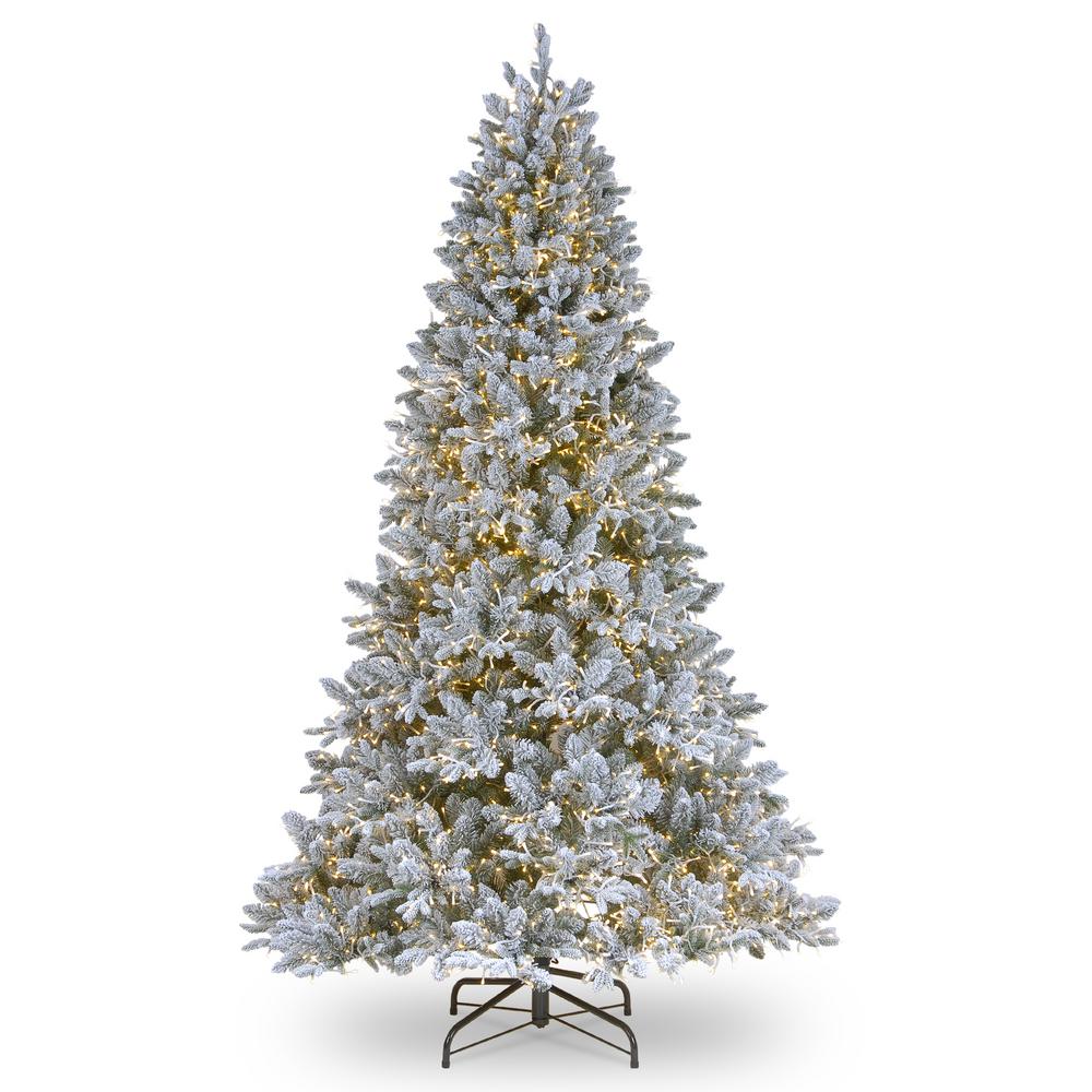 holiday animated plush led pre lit tree