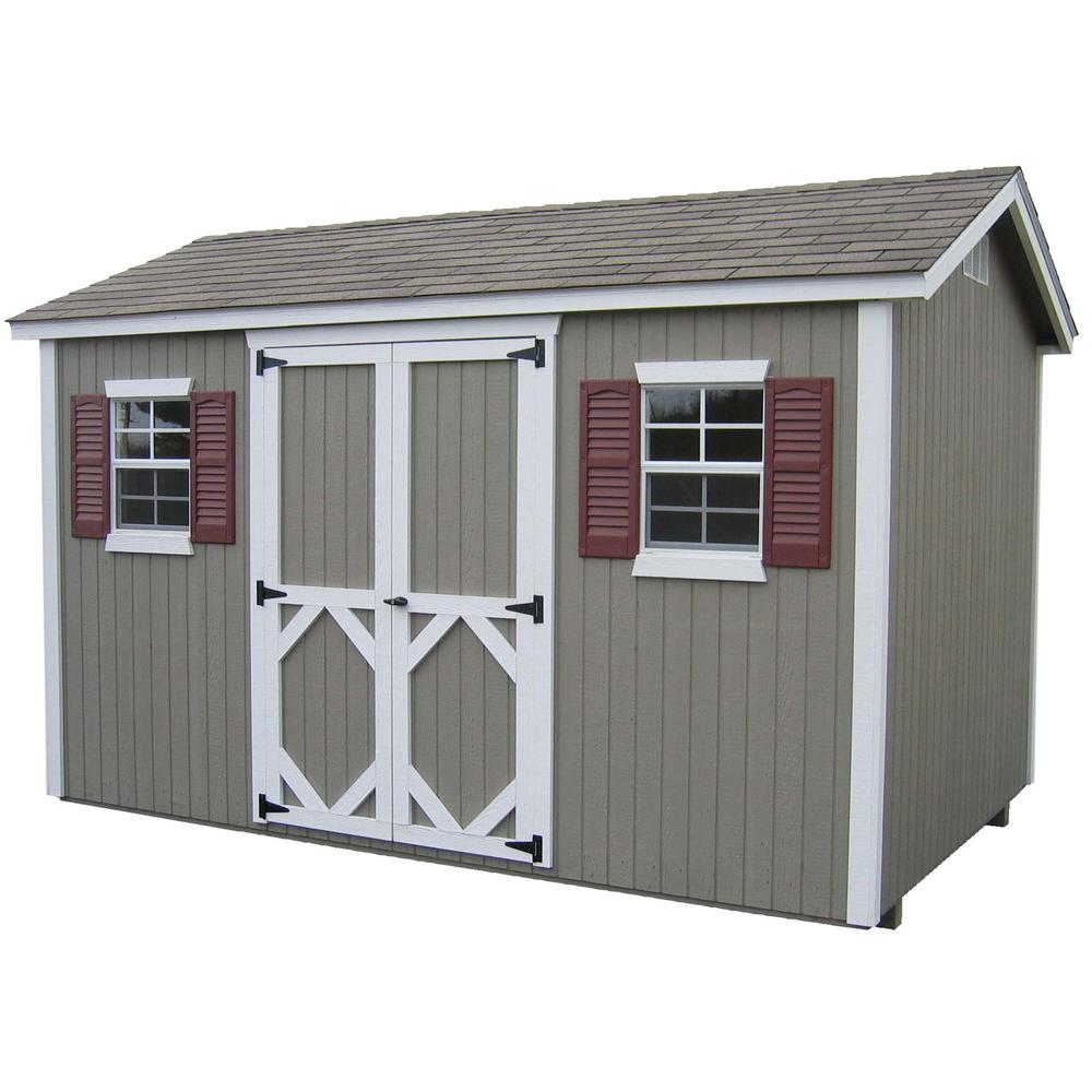 10 x 14 - wood sheds - sheds - the home depot