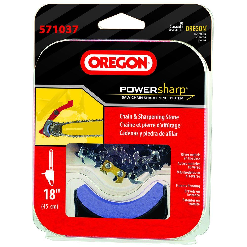Oregon Replacement Chainsaw Chain Powersharp 571037 The Home Depot
