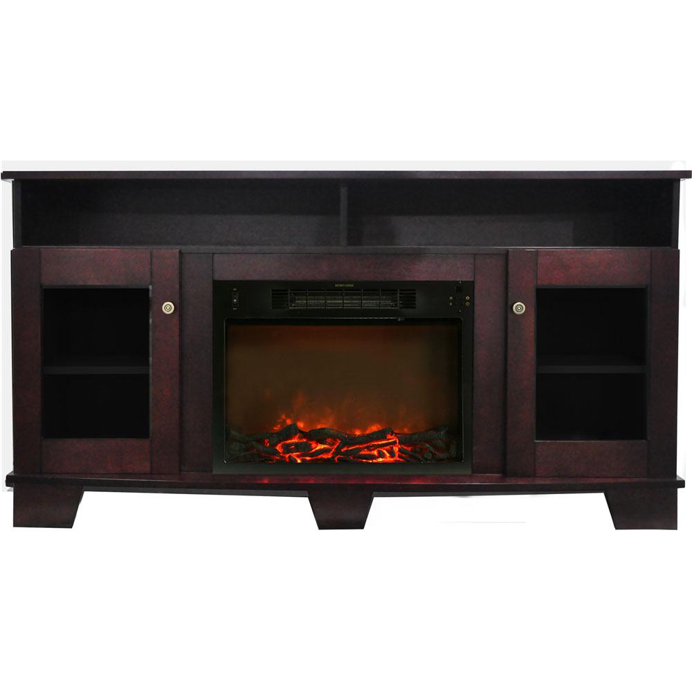 Cambridge Savona 59 In Electric Fireplace In Mahogany Cam6022