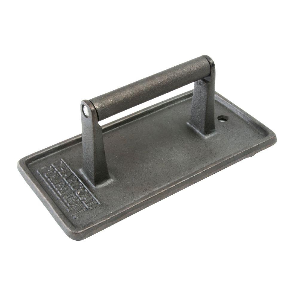 Charcoal Companion Cast Iron Grill PressCC5024 The Home Depot