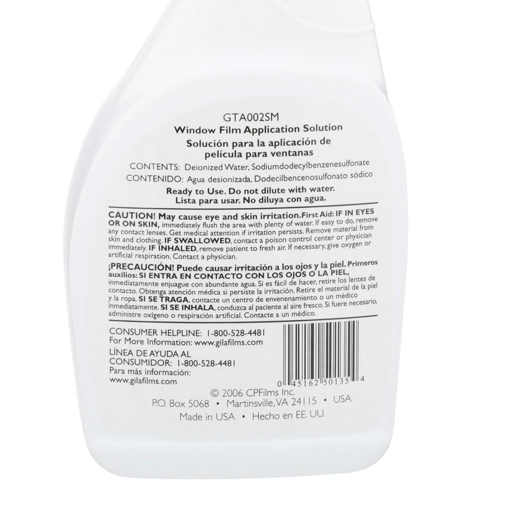 Gila 16 Fl Oz Window Film Application Solution Gta002sm The Home Depot