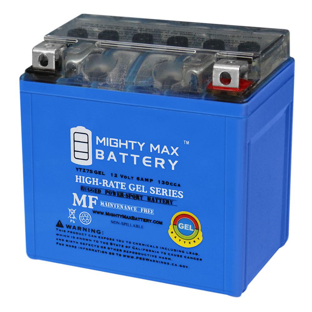 MIGHTY MAX BATTERY 12-Volt 6 Ah 130 CCA GEL Rechargeable Sealed Lead