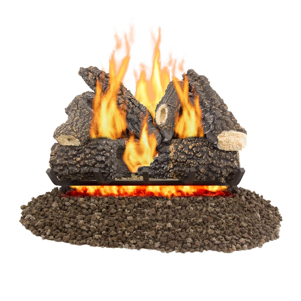 Pleasant Hearth Arlington Ash 24 In Vented Gas Log Set Vl Aa24d