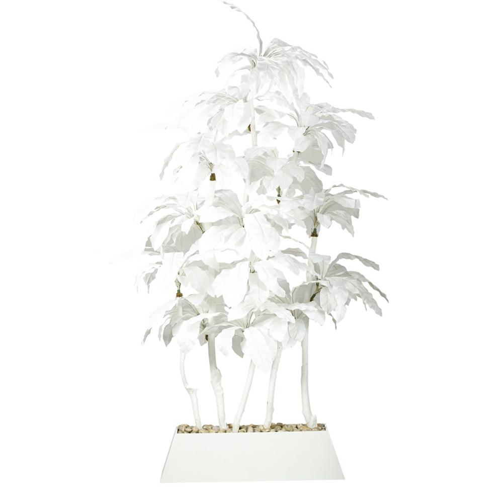 white faux tree