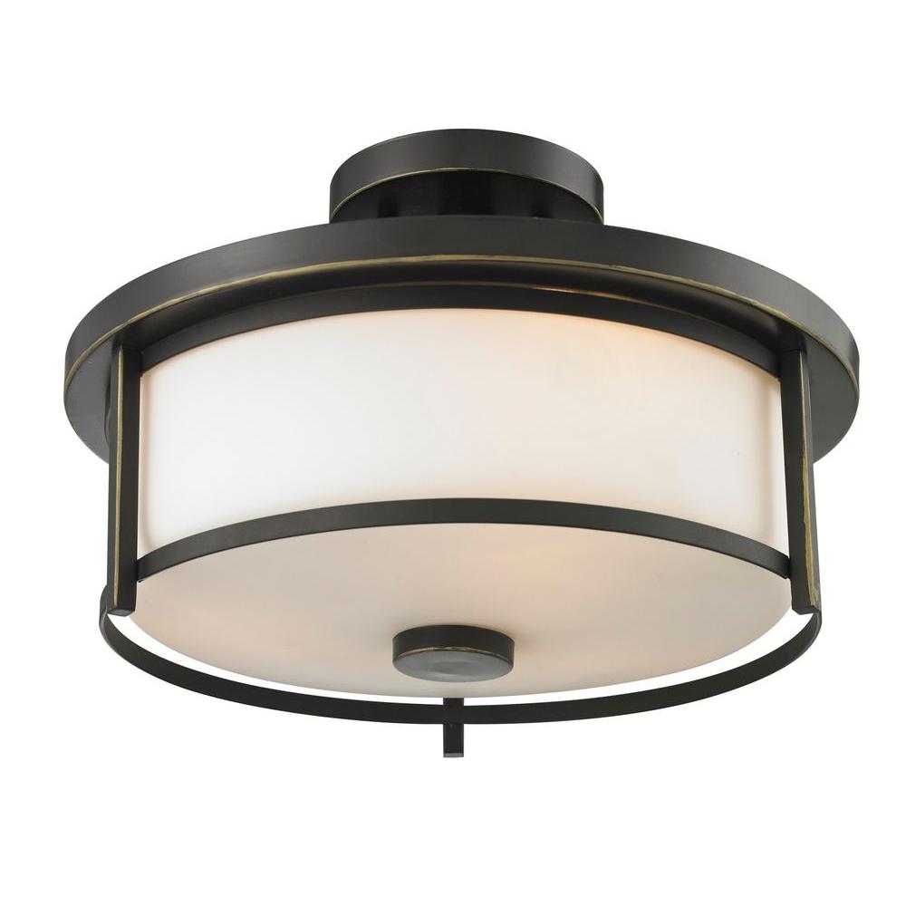 modern semi flush mount