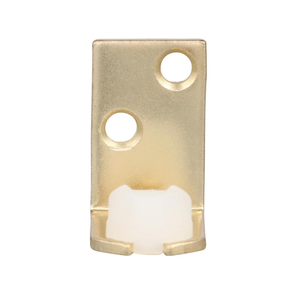 Everbilt Bright Brass Cafe Door Pivot 2 Pack