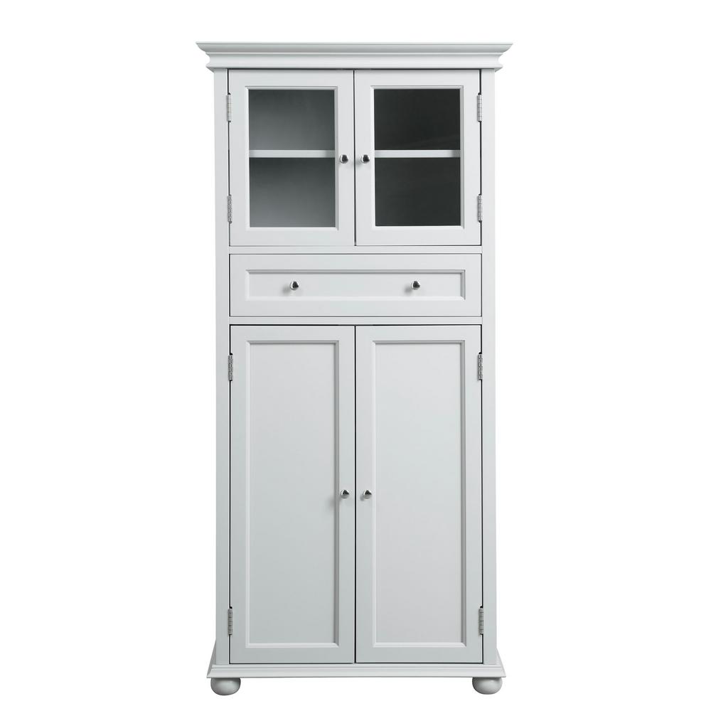 Home Decorators Collection Hampton Harbor 25 In W X 14 D 52 1 2 H Linen Cabinet With Drawer White Bf 22673 Wh The Depot - Home Depot Decorators Collection Kitchen Cabinets Reviews Home Decorators Collection Hampton Harbor 25 In W X 14 D 52 1 2 H Linen Cabinet With Drawer White Bf 22673 Wh The Depot - Home Depot Decorators Collection Kitchen Cabinets Reviews