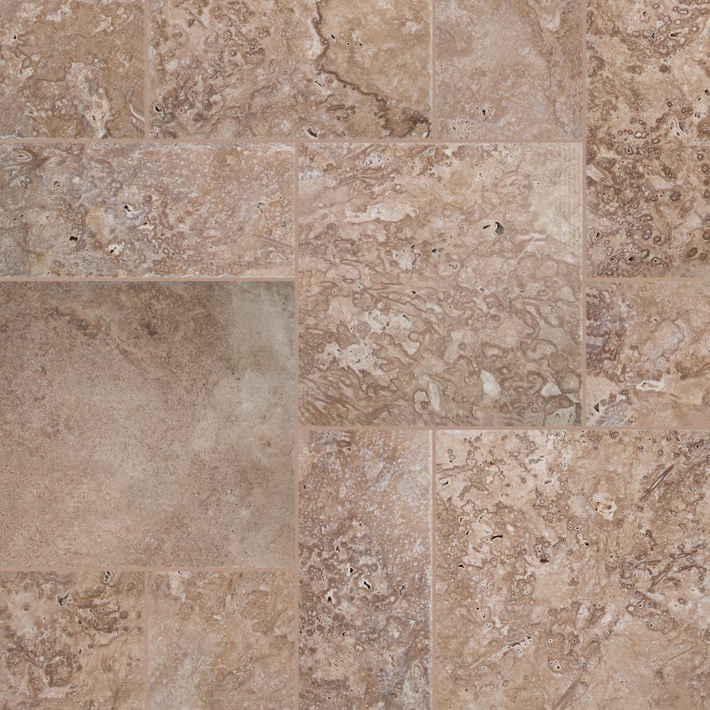 Msi Mediterranean Walnut Pattern Honed Unfilled Chipped Travertine Msi Mediterranean Walnut Pattern Honed