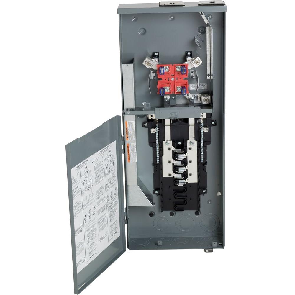 Ringless Overhead/Underground Main Power Breaker Box 200-Amp 12-Space