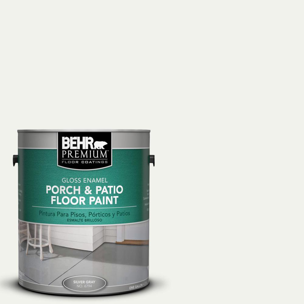 Behr Premium 1 Gal Gr W10 Calcium Gloss Interior Exterior Porch Gr W10 Calcium Gloss Interior Exterior Porch And Patio Floor Paint
